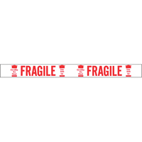 Bilingual Printed Tape – Fragile This Side Up , Red on White Moffatt Supply & Specialties