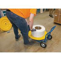 Strapping Dispenser, Polyester/Steel/Polypropylene Straps, 16"/8" Core Dia., 3"/8"/6" Roll Width Moffatt Supply & Specialties