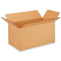 Corrugated Box, 8" L x 4" W x 4" H, Flute C Moffatt Supply & Specialties