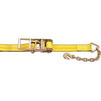 Ratchet Straps, Chain Anchor, 3" W x 30' L, 5400 lbs. (2450 kg) Working Load Limit Moffatt Supply & Specialties