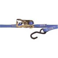 Heavy-Duty Utility Straps, S-Hook, 1" W x 15' L, 500 lbs. (230 kg) Working Load Limit Moffatt Supply & Specialties