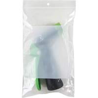 Sacs en poly avec espace inscriptible blanc, Refermable, 8" x 5", 2 mils Moffatt Supply & Specialties