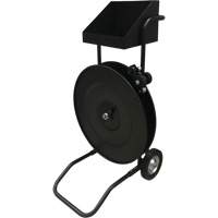 Strapping Dispenser, Polyester/Steel/Polypropylene Straps, 16"/8" Core Dia., 3"/8"/6" Roll Width Moffatt Supply & Specialties
