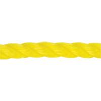 Corde jaune tress&eacute;e 1/2", Polypropyl&egrave;ne, 335' Moffatt Supply & Specialties