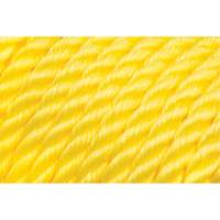 Corde jaune tress&eacute;e 5/8", Polypropyl&egrave;ne, 200' Moffatt Supply & Specialties