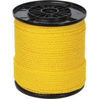 1/4" Yellow Twisted 3-Strand Rope, Polypropylene, 550' Moffatt Supply & Specialties