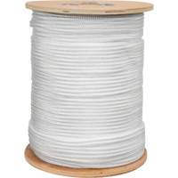 Corde blanche tress&eacute;e, Nylon, 250' Moffatt Supply & Specialties