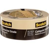 Scotch&reg; Contractor Grade Masking Tape 2020-48MP, 48 mm (2") x 58 m (190'), Tan Moffatt Supply & Specialties