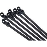 Attache-c&acirc;ble &agrave; visser, Longueur 8", R&eacute;sistance &agrave; la traction 50 lb, Noir Moffatt Supply & Specialties