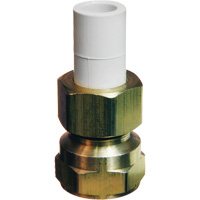 Transition Adapter, 1/2" Dia., Brass/CPVC Moffatt Supply & Specialties
