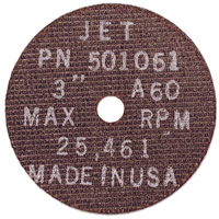 Meule &agrave; tronçonner POWERPLUS, 3" x 1/32", Arbre de 3/8", Type 1, 25 100 Tr/min Moffatt Supply & Specialties