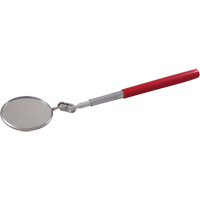 Inspection Mirror, Circular, 2-1/4" L x 2-1/4" W, Telescopic Moffatt Supply & Specialties