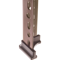 Accessoires pour corni&egrave;res perfor&eacute;es - Pied en plastique (montant simple) Moffatt Supply & Specialties