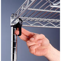 &eacute;tag&egrave;res super ajustables Super Erecta, Ensemble de Ajout, 5 Tablettes, 36" la x 86-5/8" h x 24" p Moffatt Supply & Specialties
