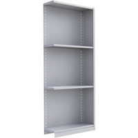 Interlok Shelving Unit, Steel, Boltless, 800 lbs. Capacity, 36" W x 88" H x 24" D Moffatt Supply & Specialties
