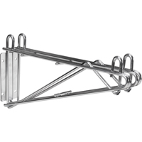 Direct Wall Mount for Chromate Wire Shelving Moffatt Supply & Specialties