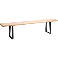 Banc pour vestiaire, Bois, 48" lo x 9-1/4" la x 16-1/2" h Moffatt Supply & Specialties