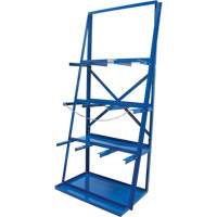 Bar Storage Rack, Vertical, 3 Levels, 36" W x 24" D x 84" H, 3000 lbs. Cap. Moffatt Supply & Specialties
