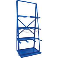 Bar Storage Rack, Vertical, 3 Levels, 36" W x 24" D x 84" H, 3000 lbs. Cap. Moffatt Supply & Specialties