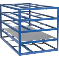 Horizontal Sheet Racks, 103" W x 55" D x 48" H, 2000 lbs. Capacity Moffatt Supply & Specialties