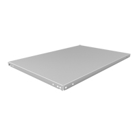 Slotted Angle Shelf, Galvanized Steel, 48" W x 24" D Moffatt Supply & Specialties