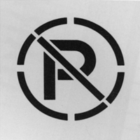 Pochoirs de symboles de s&eacute;curit&eacute;, Anglais, 15,5" x 15,5" Moffatt Supply & Specialties