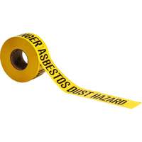Barricade Tape, English, 3" W x 200' L, 3 mils, Black on Yellow Moffatt Supply & Specialties