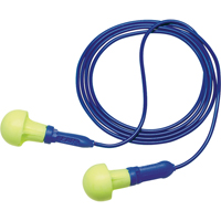 Bouchons d'oreilles d&eacute;tectables E-A-R Push-ins, Avec cordon, Taille unique, Vrac - Sac en poly, NRR dB NRR 28 dB Moffatt Supply & Specialties