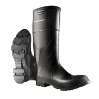 16" Economy Boots, PVC, Steel Toe, Size 6, Puncture Resistant Sole Moffatt Supply & Specialties