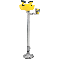 Eyewash Station, Pedestal Installation, Plastic Bowl Moffatt Supply & Specialties