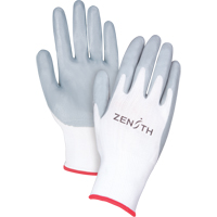 Lightweight Breathable Coated Gloves, 7/Small, Foam Nitrile Coating, 13 Gauge, Polyester Shell Moffatt Supply & Specialties
