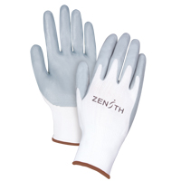 Gants l&eacute;gers enduits et respirants, 9/Grand, R&ecirc;vetement Mousse de nitrile, Calibre 13, Enveloppe en Polyester Moffatt Supply & Specialties