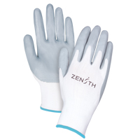 Gants l&eacute;gers enduits et respirants, 10/T-Grand, R&ecirc;vetement Mousse de nitrile, Calibre 13, Enveloppe en Polyester Moffatt Supply & Specialties