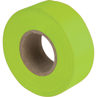 Flagging Tape, 1.1875" W x 150' L, Fluorescent Lime Moffatt Supply & Specialties