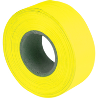 Flagging Tape, 1.2" W x 150' L, Fluorescent Yellow Moffatt Supply & Specialties