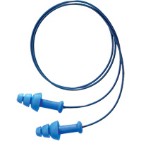 Bouchons d'oreilles r&eacute;utilisables et d&eacute;tectable SmartFit de Howard Leight, Avec cordon, Taille unique, Vrac - Boîte, NRR dB 25 Moffatt Supply & Specialties