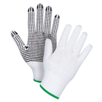 Dotted String Knit Gloves, Poly/Cotton, Single Sided, 7 Gauge, Medium Moffatt Supply & Specialties