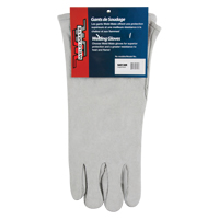 Gants de soudeur d'usage standard, Cuir de vache refendu, Taille Grand Moffatt Supply & Specialties
