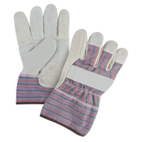 Premium Patch Palm Fitters Gloves, Large, Split Cowhide Palm, Cotton Inner Lining Moffatt Supply & Specialties