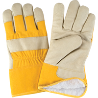 Gants d'ajusteur doubl&eacute;s pour l'hiver, Grand, Paume en Cuir fleur de porc, Doublure en Boa Moffatt Supply & Specialties