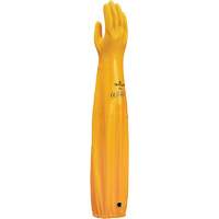 Chemical Resistant Gloves, Size Medium/8, 26" L, Nitrile, 30-mil Moffatt Supply & Specialties