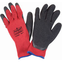 Coated Gloves, 9/Large, Rubber Latex Coating, 10 Gauge, Polyester/Cotton Shell Moffatt Supply & Specialties