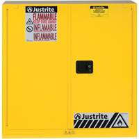 Sure-Grip&reg; Ex Flammable Storage Cabinets, 30 gal., 2 Door, 43" W x 44" H x 18" D Moffatt Supply & Specialties