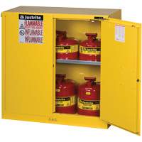 Sure-Grip&reg; Ex Flammable Storage Cabinets, 30 gal., 2 Door, 43" W x 44" H x 18" D Moffatt Supply & Specialties