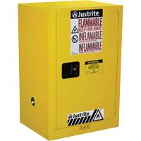 Armoire de s&eacute;curit&eacute; compacte pour produits inflammables EX Sure-Grip, 12 gal., 1 Porte(s), 23,25" La x 35" h x 18" p Moffatt Supply & Specialties