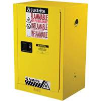 Armoire de s&eacute;curit&eacute; compacte pour produits inflammables EX Sure-Grip, 12 gal., 1 Porte(s), 23,25" La x 35" h x 18" p Moffatt Supply & Specialties