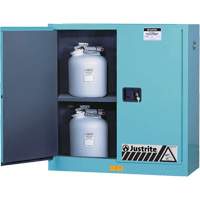 Armoires de s&eacute;curit&eacute; pour acides & produits corrosifs avec doublure ChemCor, 30 gal., 43" x 44" x 18" Moffatt Supply & Specialties