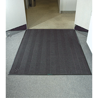 Waterhog&reg; Eco Elite Matting, Wiper/Scraper, 6' x 6' x 3/8", Grey Ash Moffatt Supply & Specialties