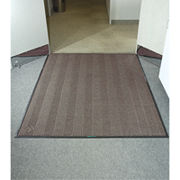 Waterhog&reg; Eco Elite Matting, Wiper/Scraper, 6' x 6' x 3/8", Chestnut Brown Moffatt Supply & Specialties