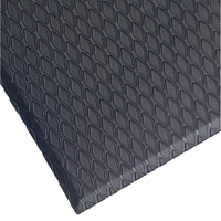 Cushion Max Mats, Diamond, 3' x 12' x 5/8", Charcoal, Nitrile/PVC Moffatt Supply & Specialties